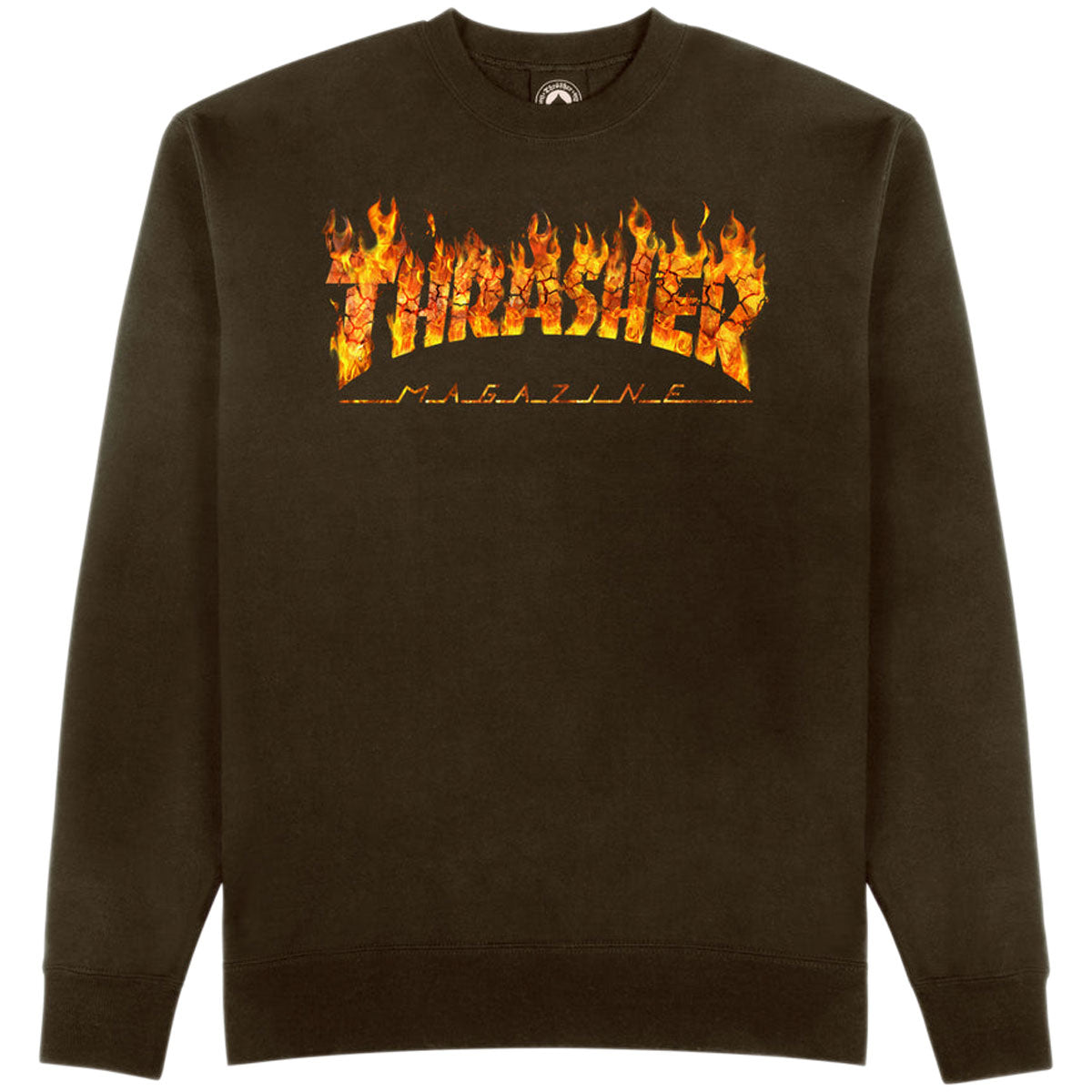 Thrasher Inferno Sweatshirt - Dark Chocolate image 1