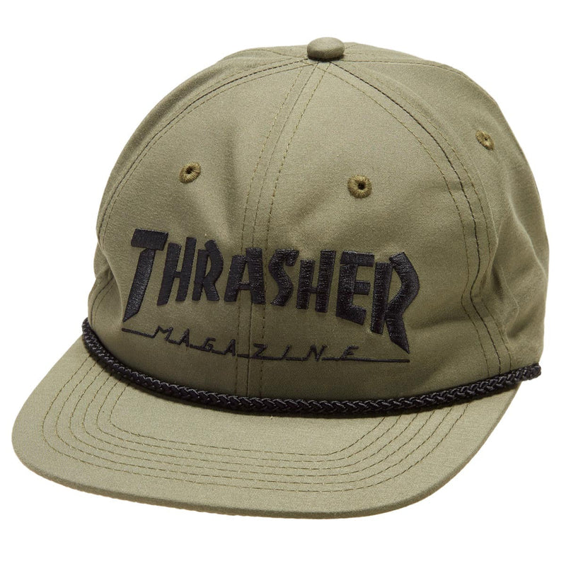 Thrasher Thrasher Rope Hat - Olive/Black