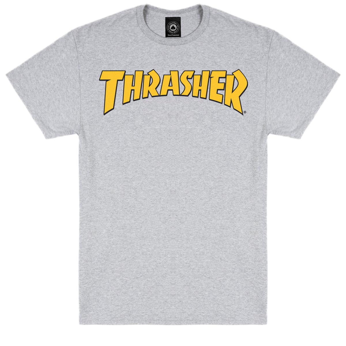 Thrasher Cover Logo T-Shirt - Ash Grey image 1