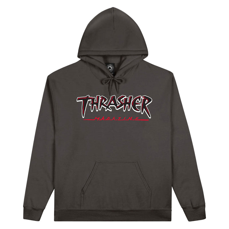 Thrasher Slash Hoodie - Charcoal
