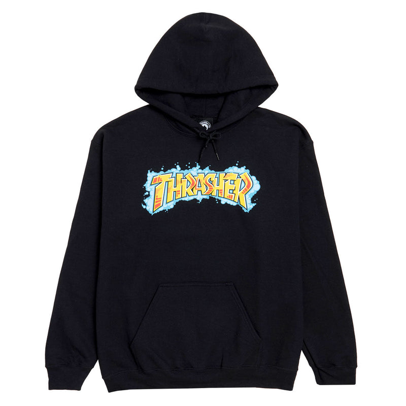 Thrasher Graff Hoodie - Black