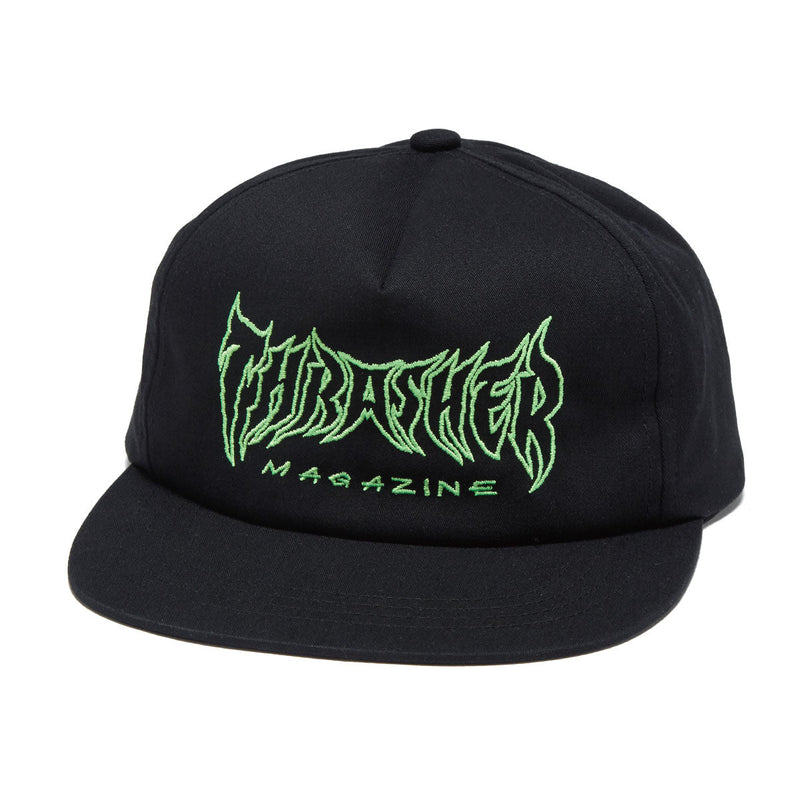 Thrasher Metal Hat - Black
