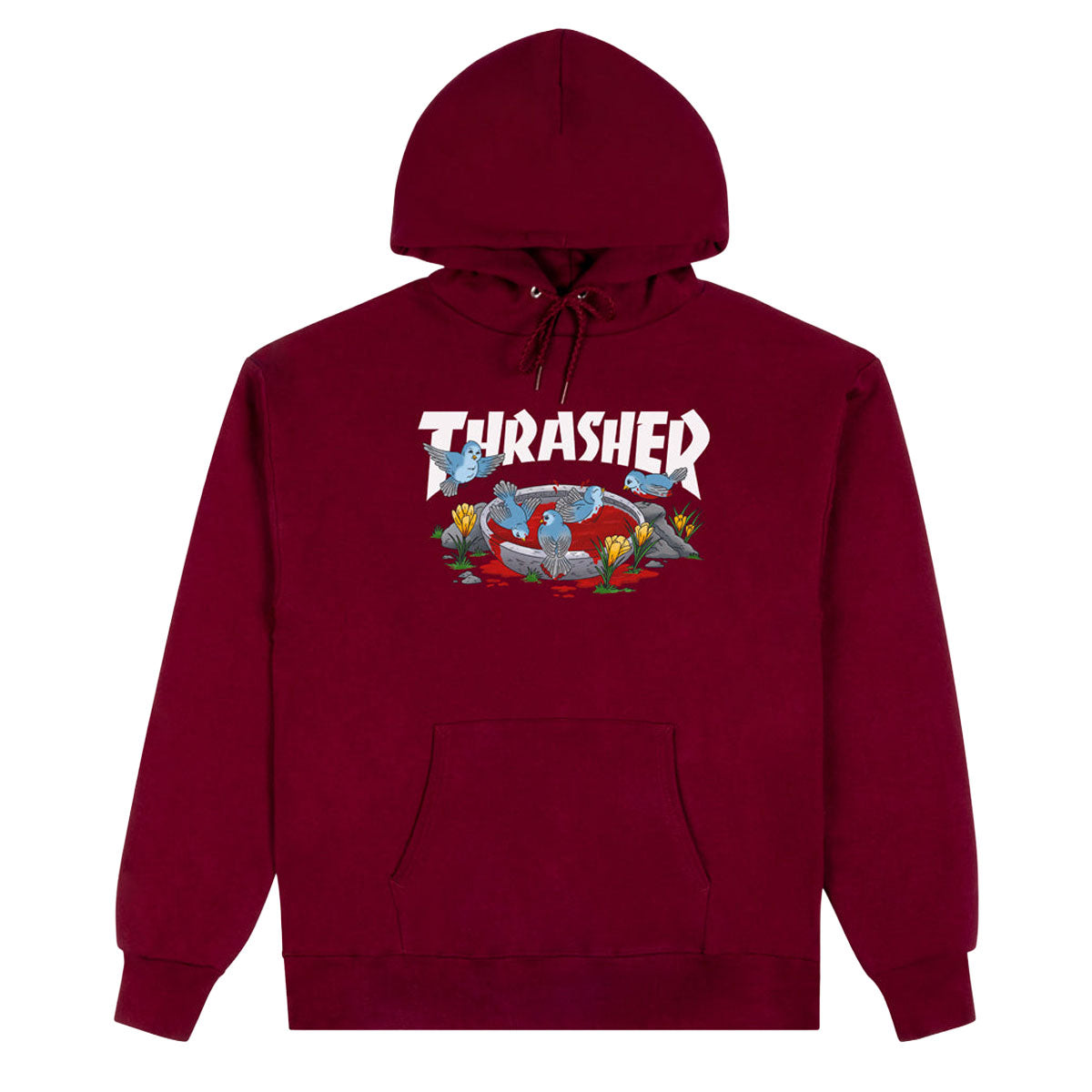 Thrasher Blood Bath Hoodie - Maroon image 1