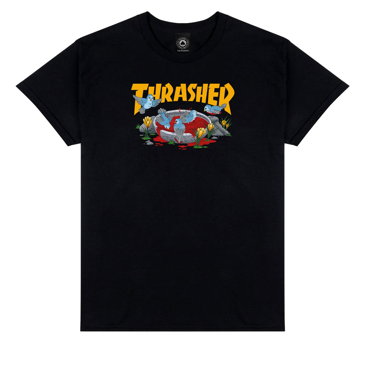 Thrasher Blood Bath T-Shirt - Black image 1