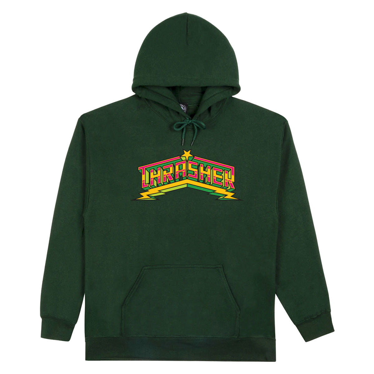 Thrasher Luchadora Hoodie - Forest Green image 1