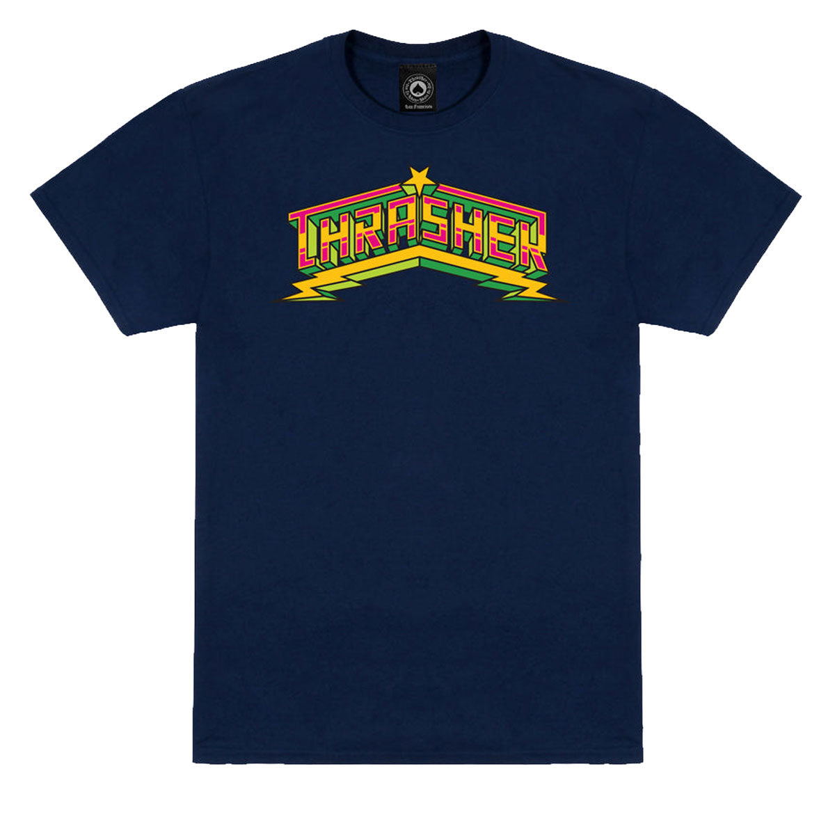 Thrasher Luchadora T-Shirt - Navy image 1