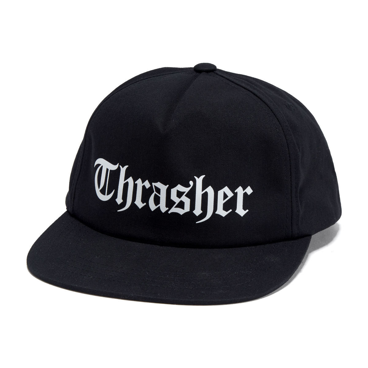 Thrasher x Spitfire The End Oath Snapback Hat - Black image 1