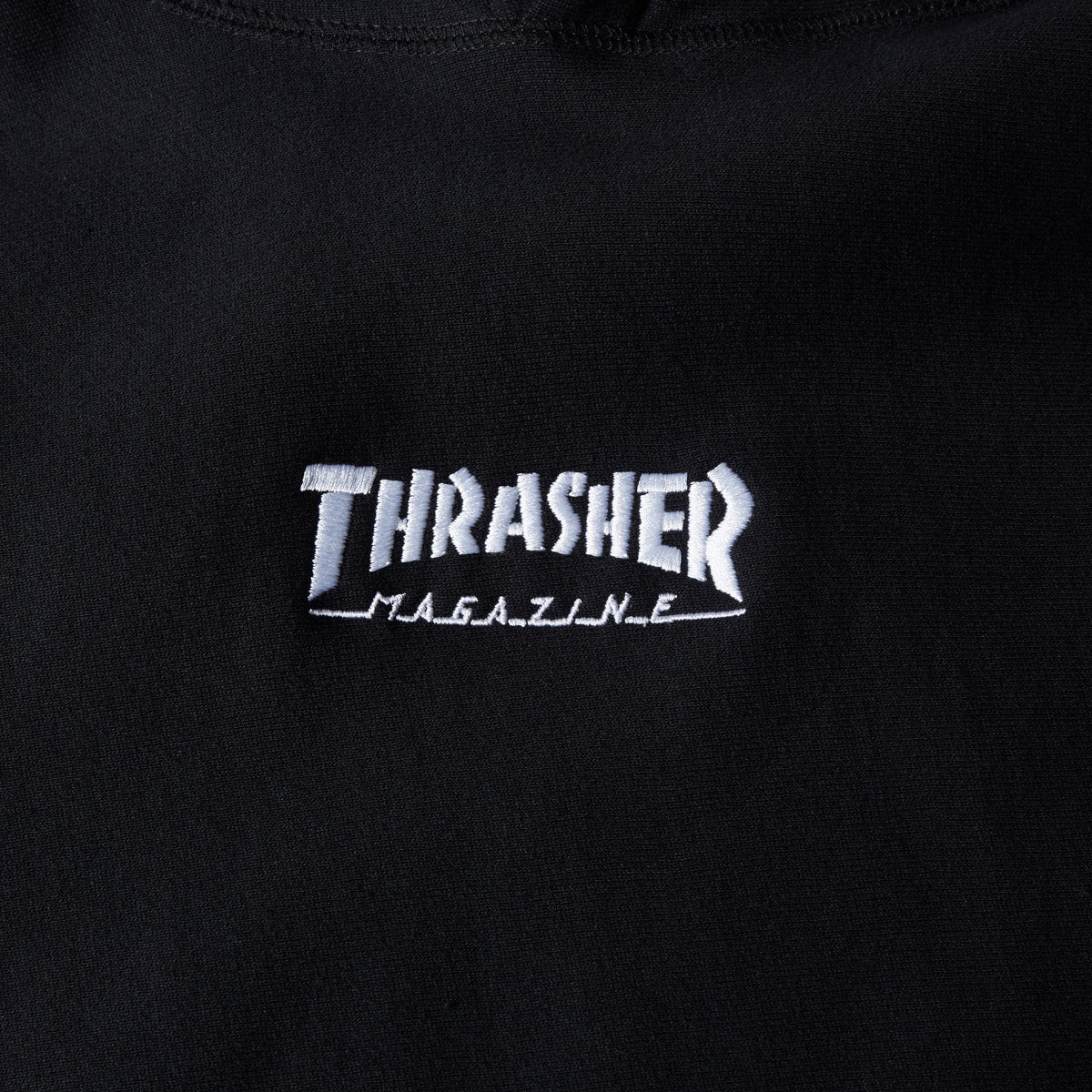 Thrasher Embroidered Mag Logo Hoodie - Black image 3