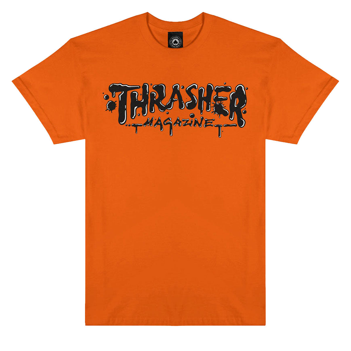 Thrasher Wet Paint T-Shirt - Orange image 1