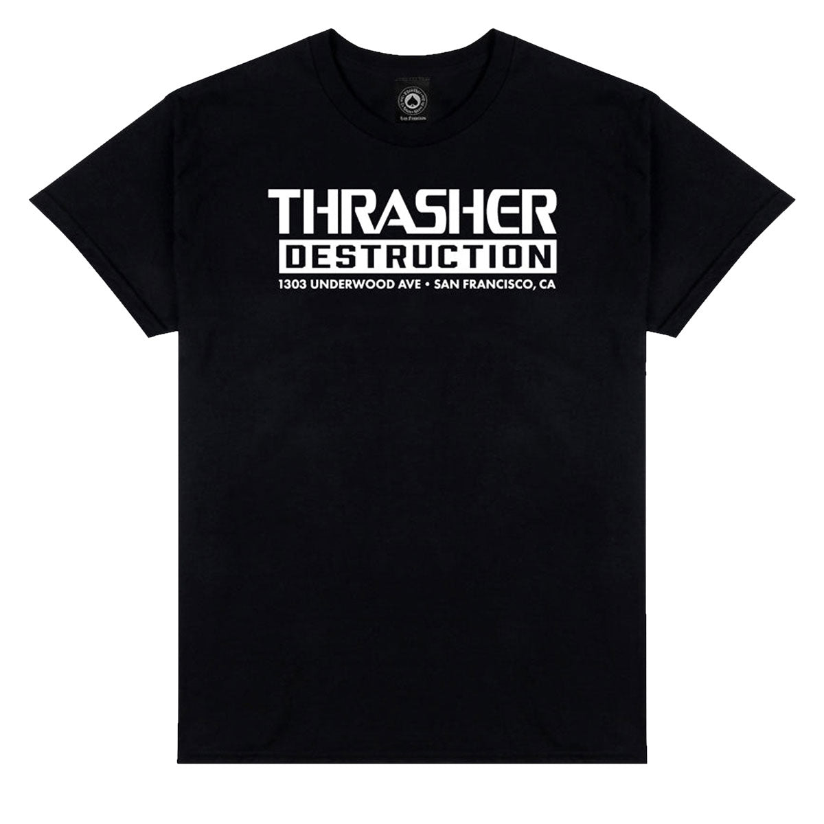 Thrasher Destruction T-Shirt - Black image 1