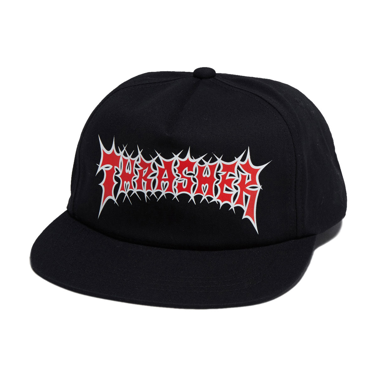Thrasher Spikey Snapback Hat - Black image 1