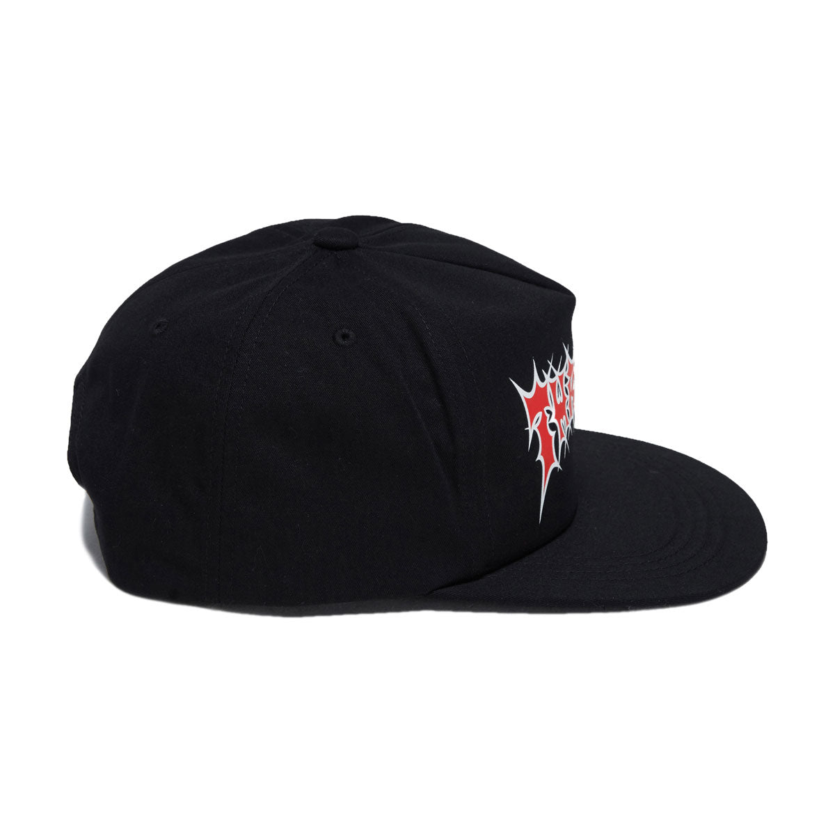 Thrasher Spikey Snapback Hat - Black image 4