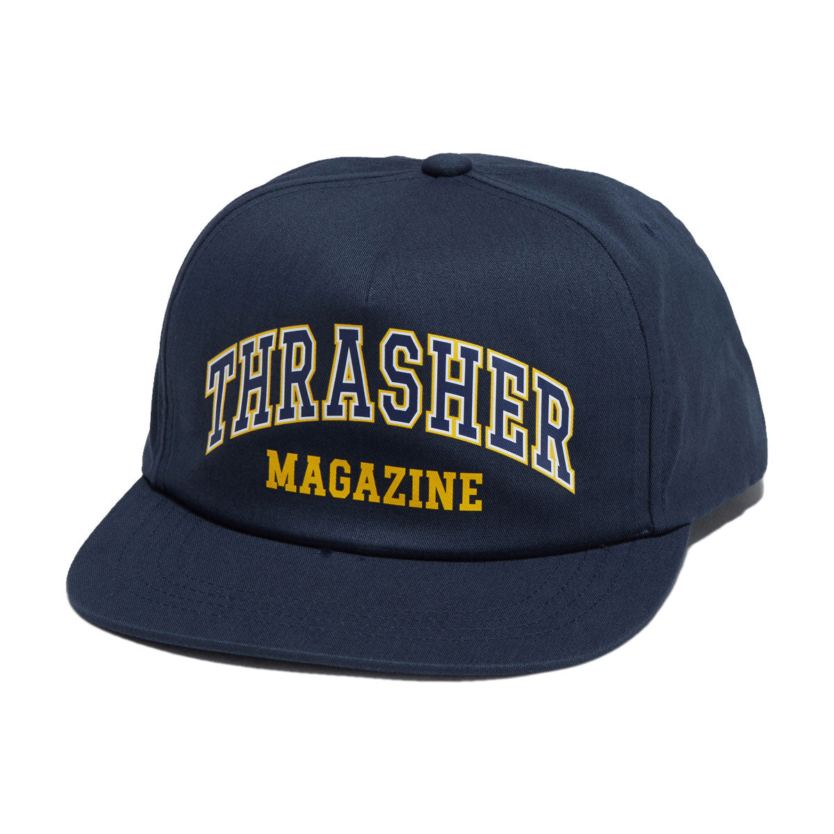 Thrasher Dropout Snapback Hat - Navy image 1
