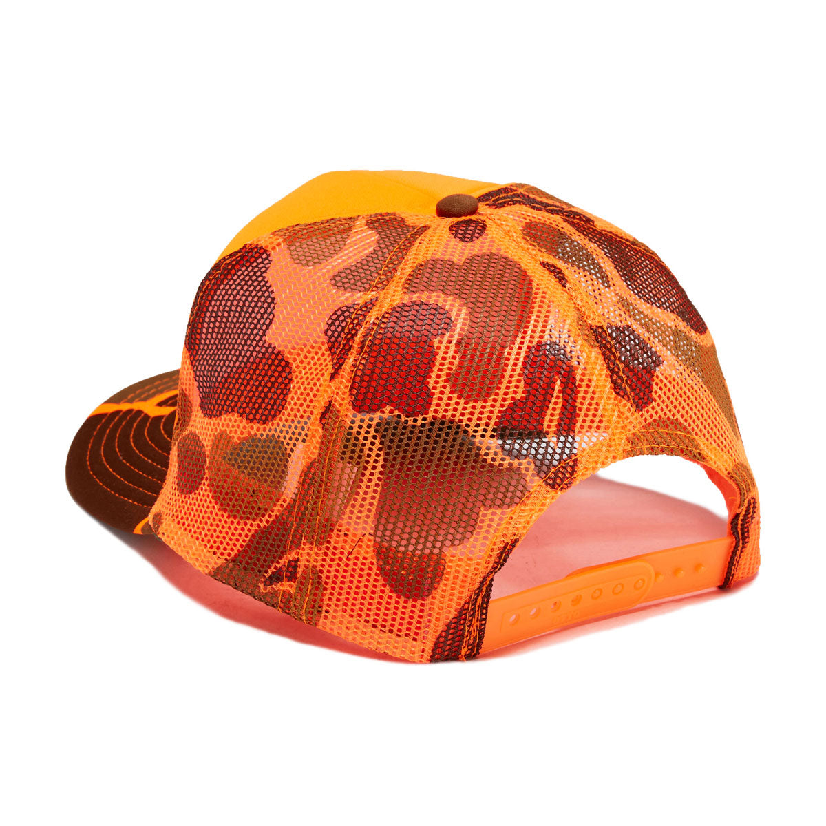 Thrasher Wet Paint Trucker Hat - Orange Camo image 2