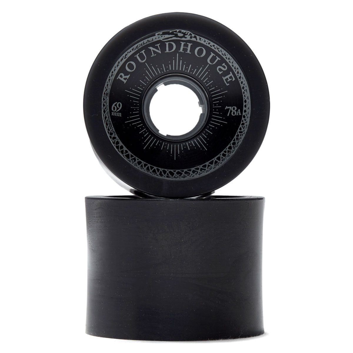 Carver Roundhouse 78a Concave Longboard Wheels - Smoke - 69mm image 2