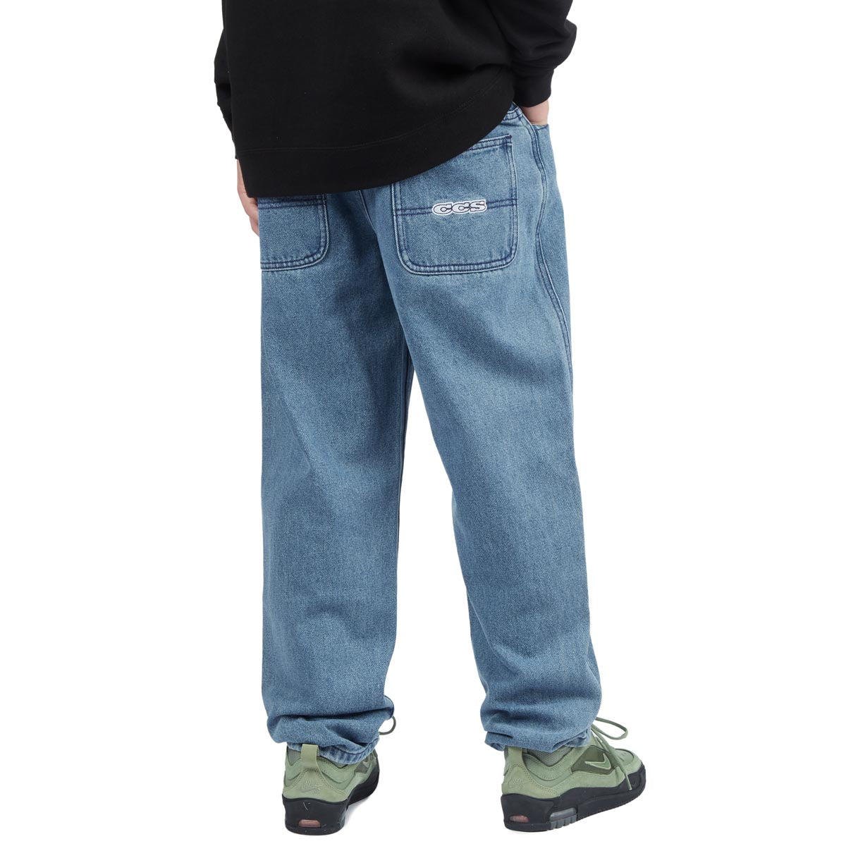 CCS Youth Baggy Taper Denim Jeans - Medium Blue – Daddies Board Shop