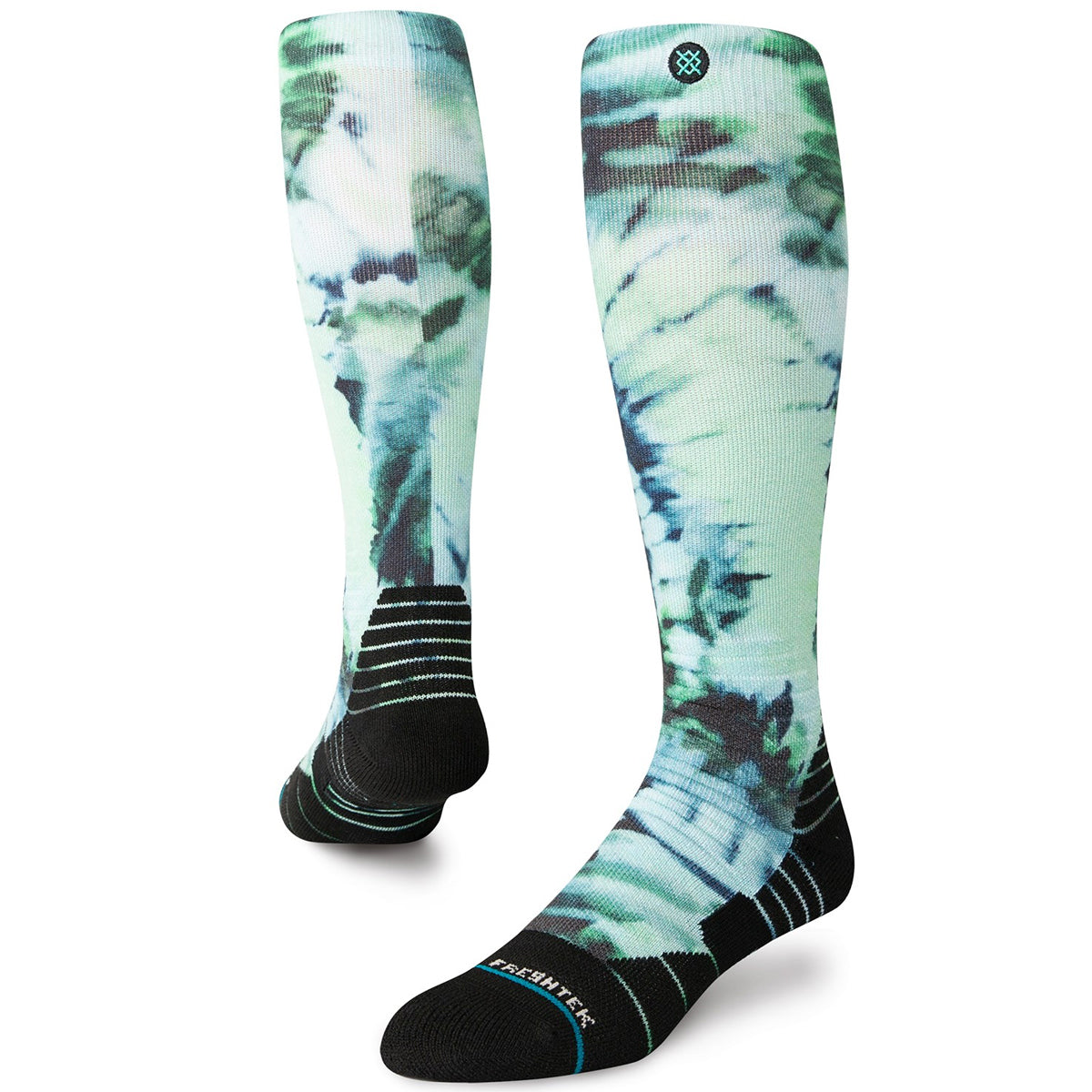 Stance Micro Dye Snowboard Socks - Teal image 1