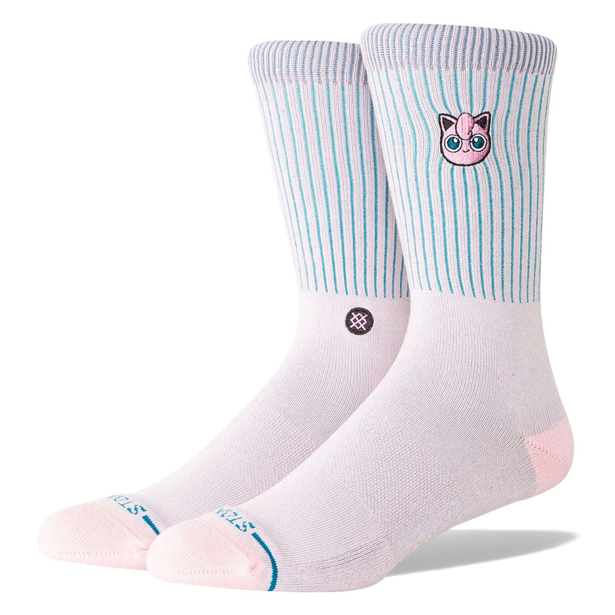 Stance Jigglypuff Crew Socks - Pink image 1
