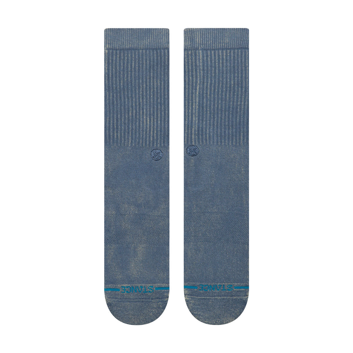 Stance Icon Dyed Crew Socks - Sea Blue image 2