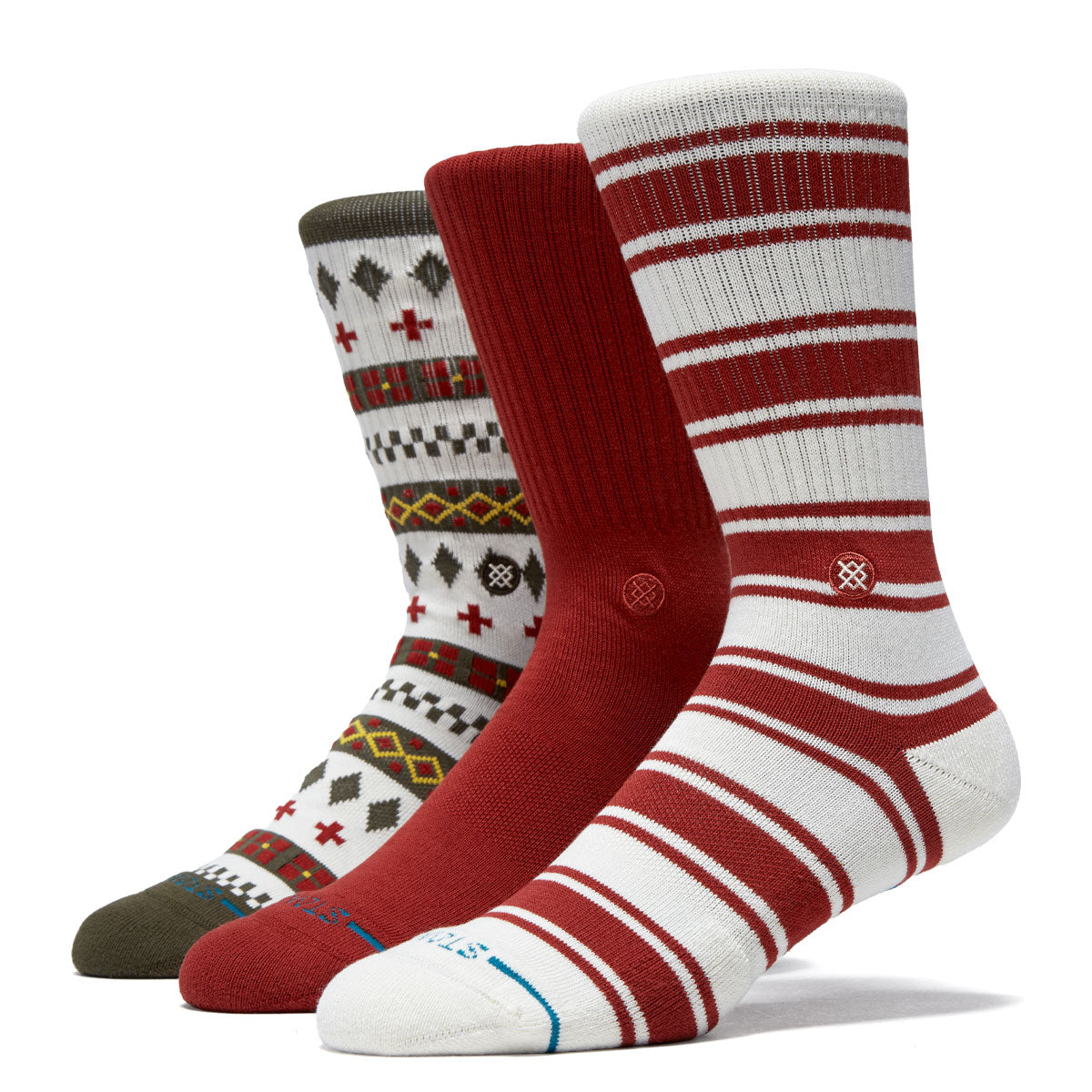 Stance Cabin Days Crew 3 Pack Of Socks - Multi image 1