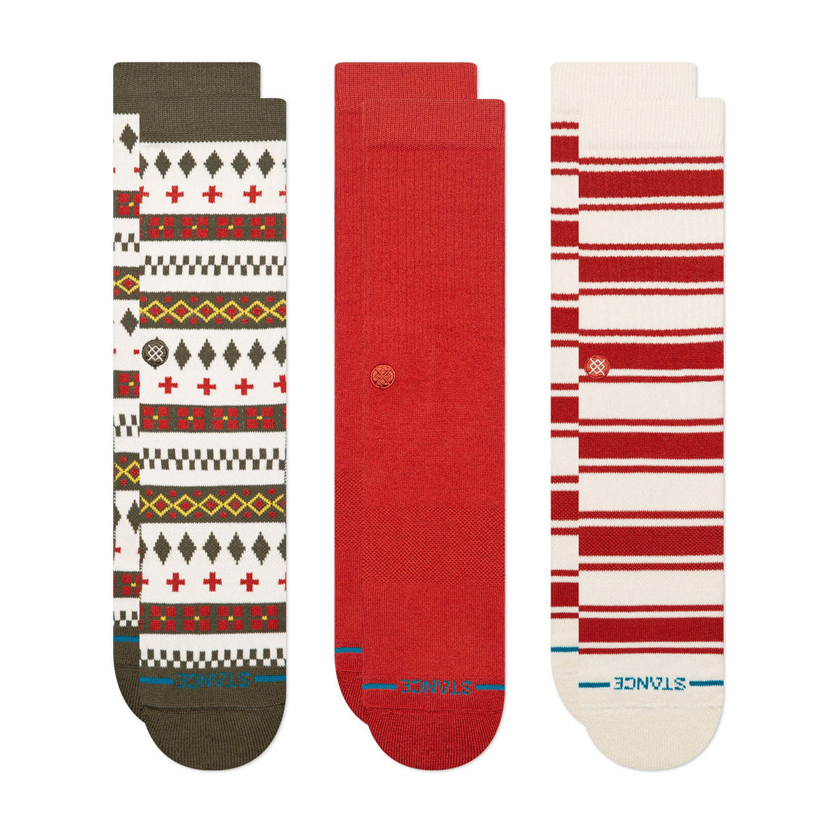 Stance Cabin Days Crew 3 Pack Of Socks - Multi image 2