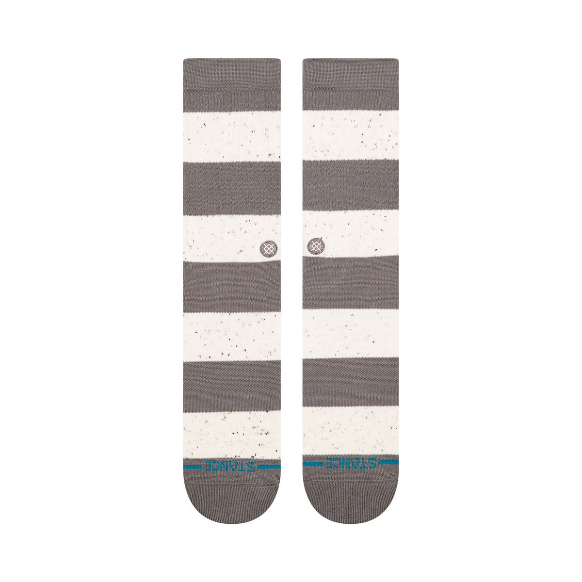 Stance Nep Stripe Crew Socks - Grey image 1