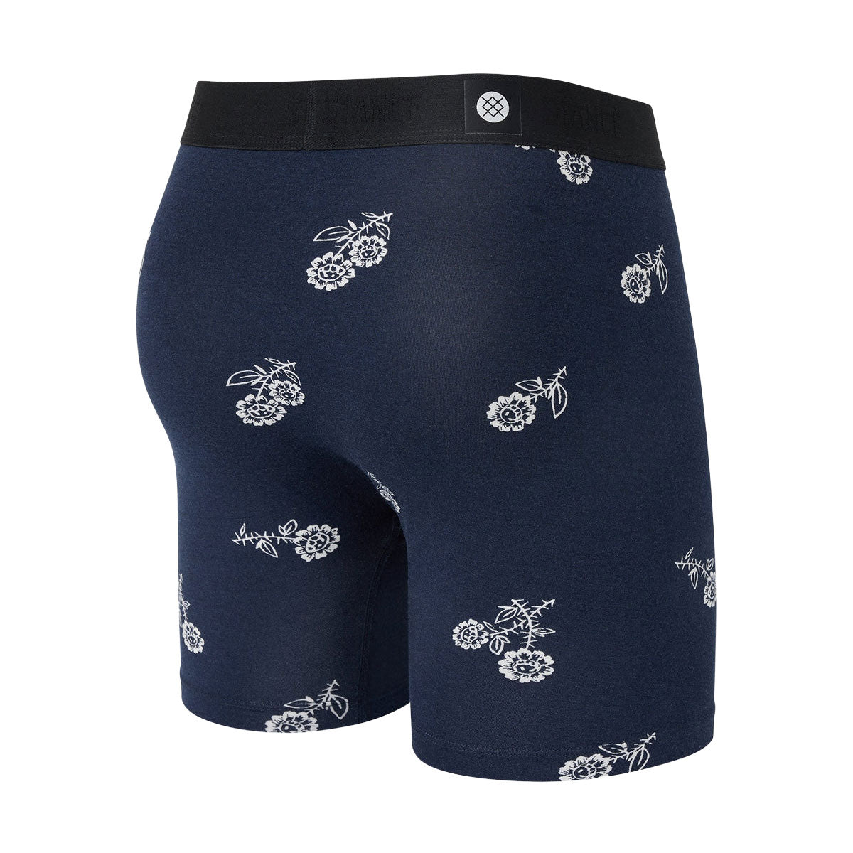 Stance Petite Bloom Wholester Boxer Brief - Navy image 2