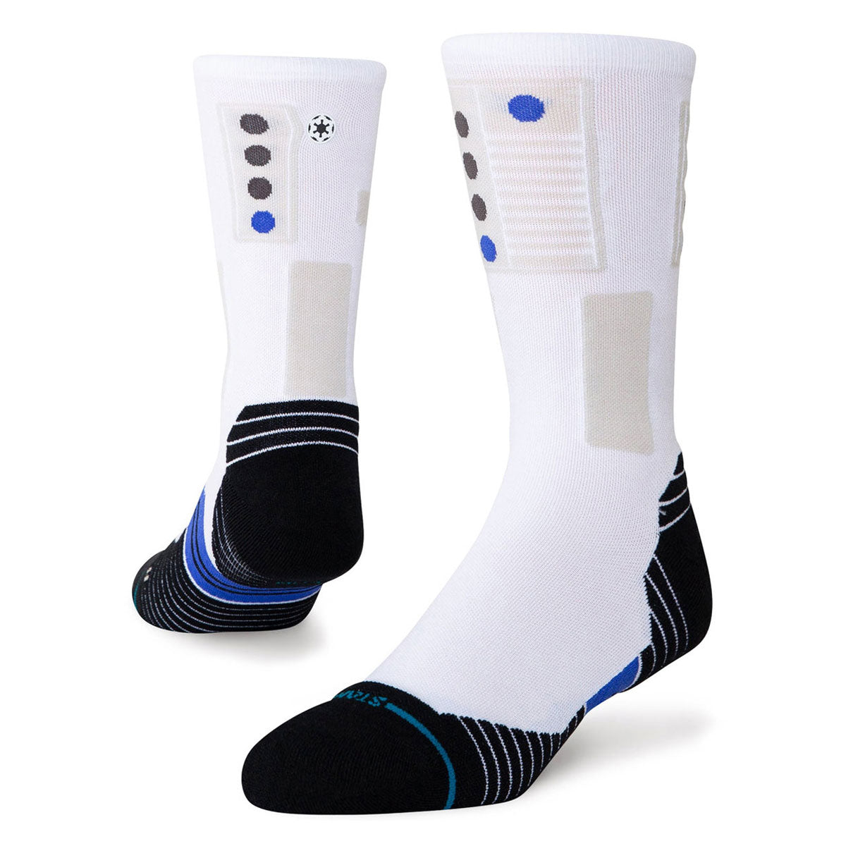 Stance Storm Crew Socks - White image 1