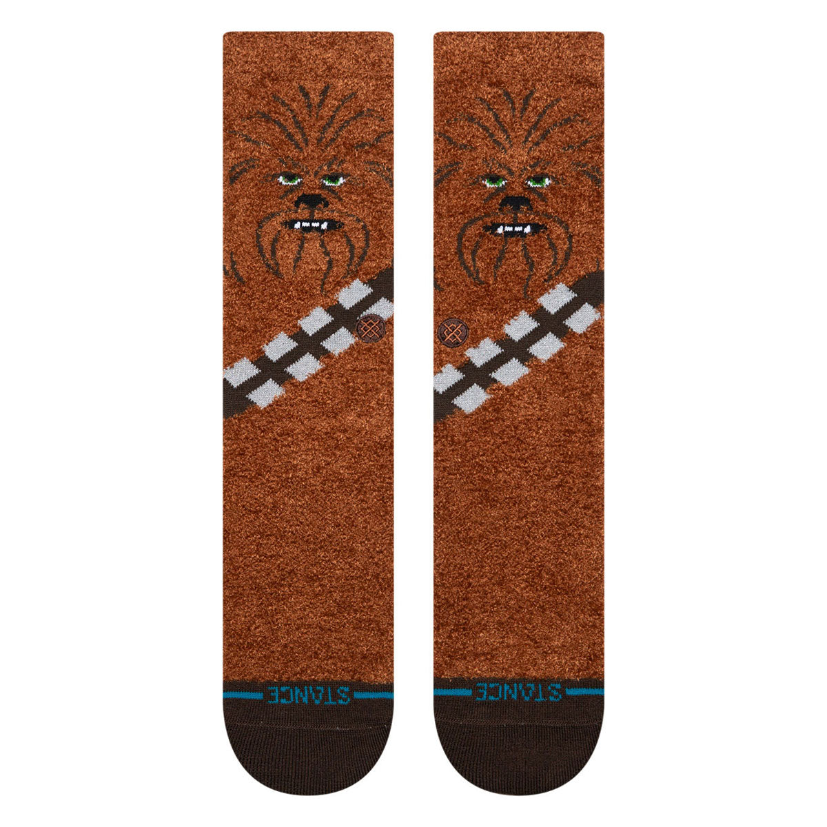 Stance Chewie Crew Socks - Brown image 2