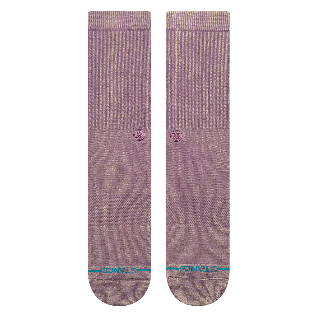 Stance Icon Dyed Crew Socks - Plum image 2
