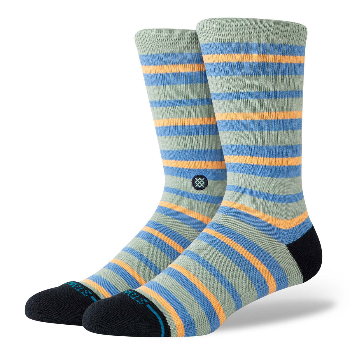Stance Brett Crew Socks - Light Green image 1