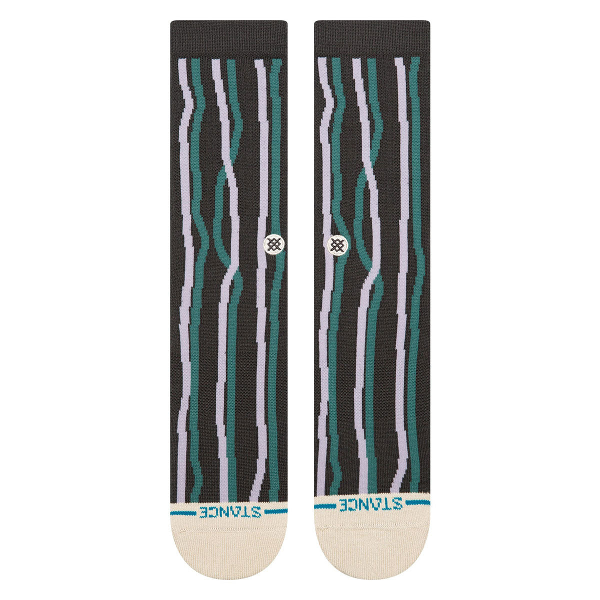 Stance Kelp Crew Socks - Charcoal image 2