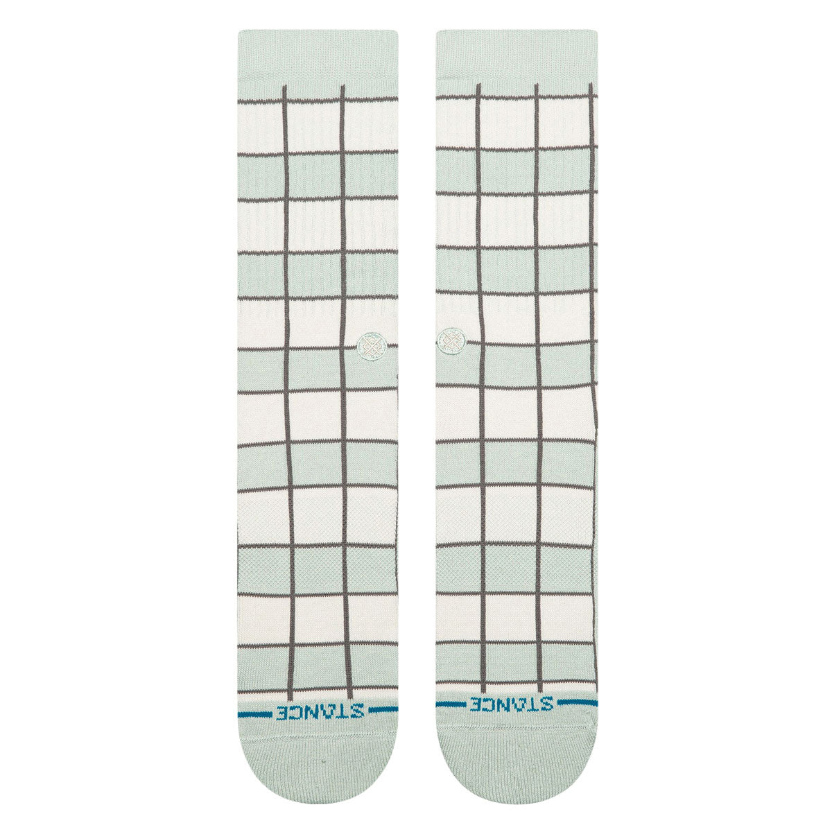 Stance Kitchen Tile Crew Socks - Light Blue image 2