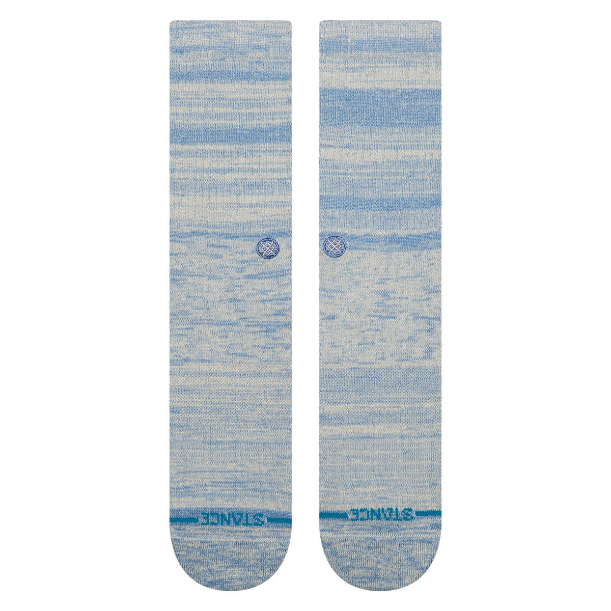 Stance Marled Crew Socks - Grey Blue image 2