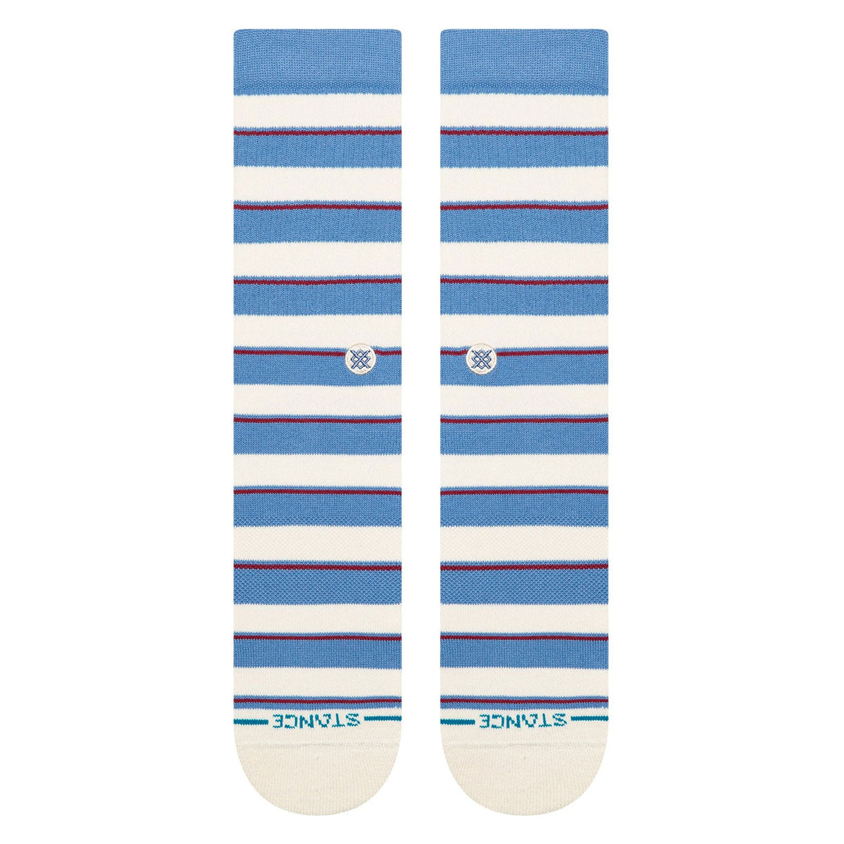 Stance Striped It Crew Socks - Capriblue image 2