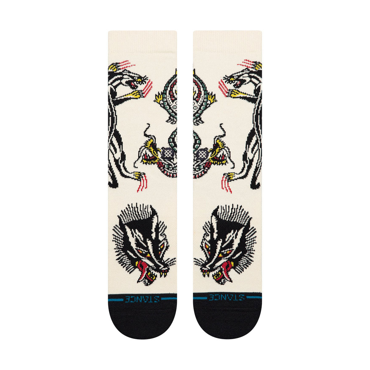 Stance Battle Crew Socks - Cream image 2