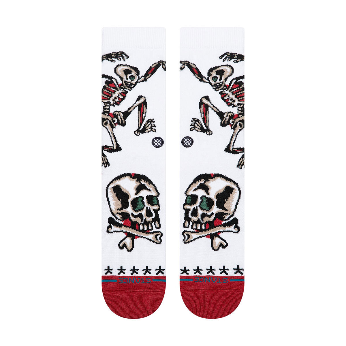 Stance Skeleton Crew Socks - White image 2