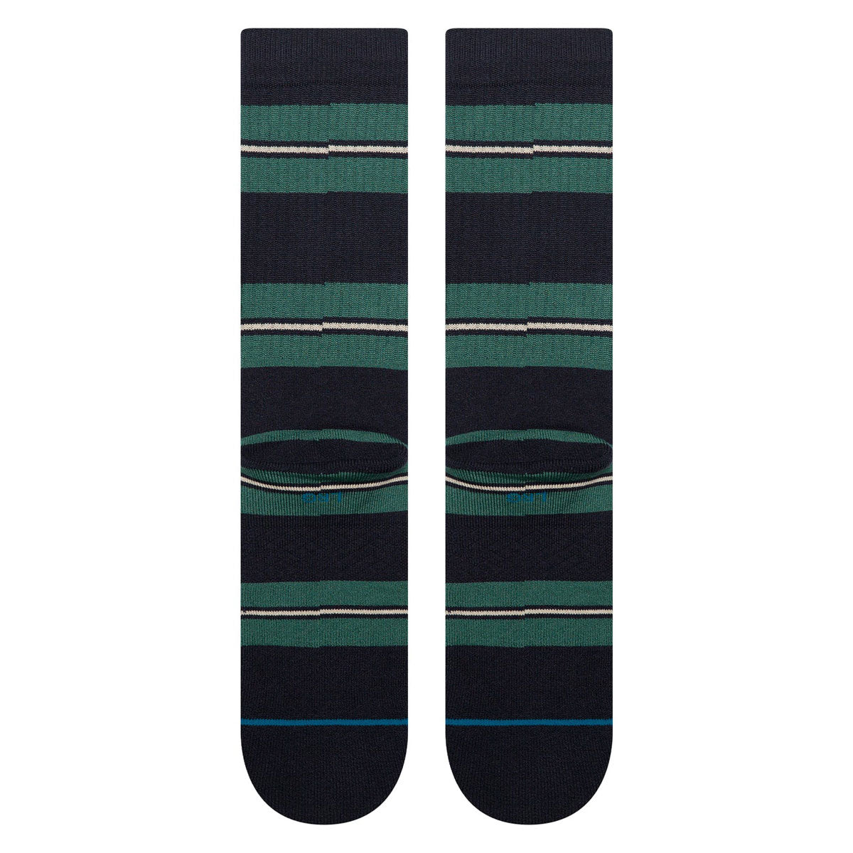 Stance Caesar Stripe Crew Socks - Green image 3
