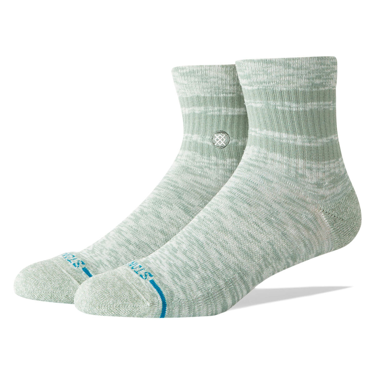 Stance Slub Boyd Quarter Socks - Iceberg image 1