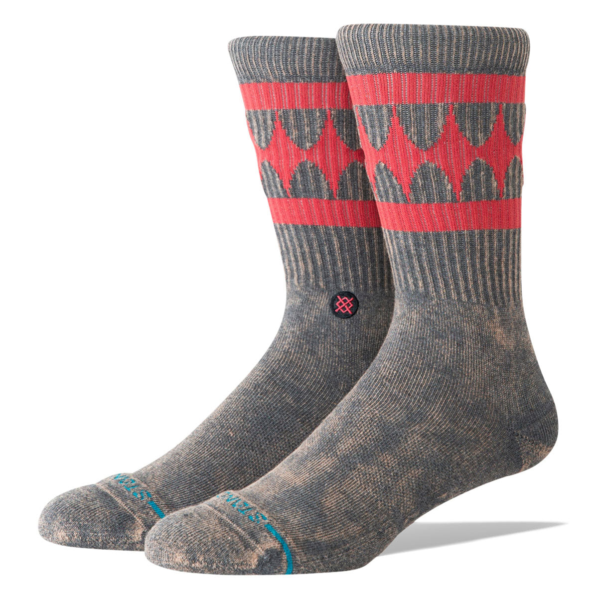 Stance Bad Company Crew Socks - Charcoal image 1
