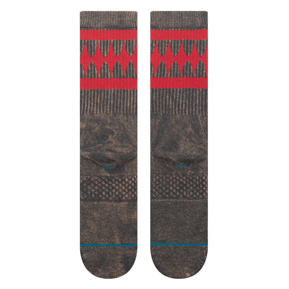 Stance Bad Company Crew Socks - Charcoal image 3