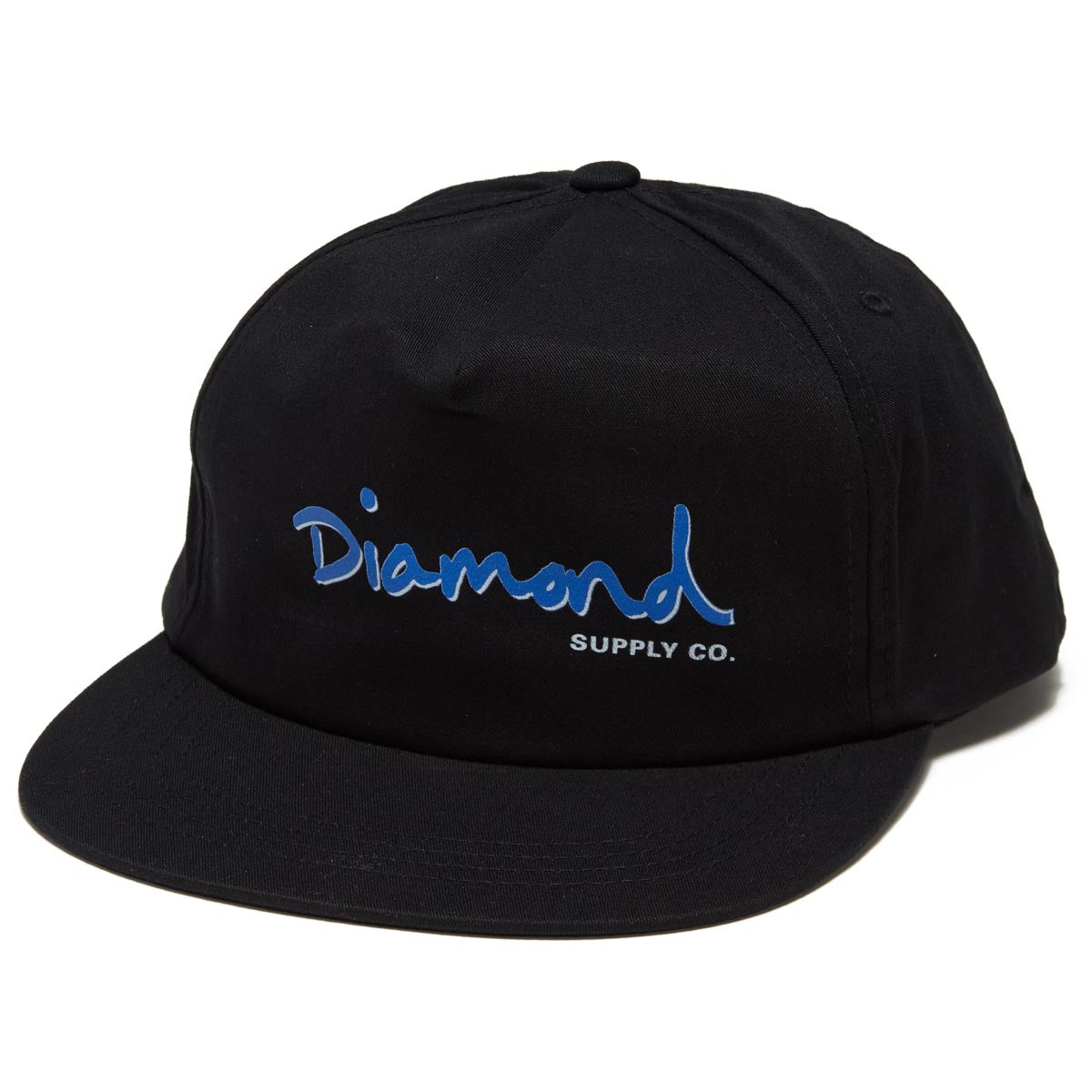 Diamond Supply Co. Outline Snapback Hat - Black image 1