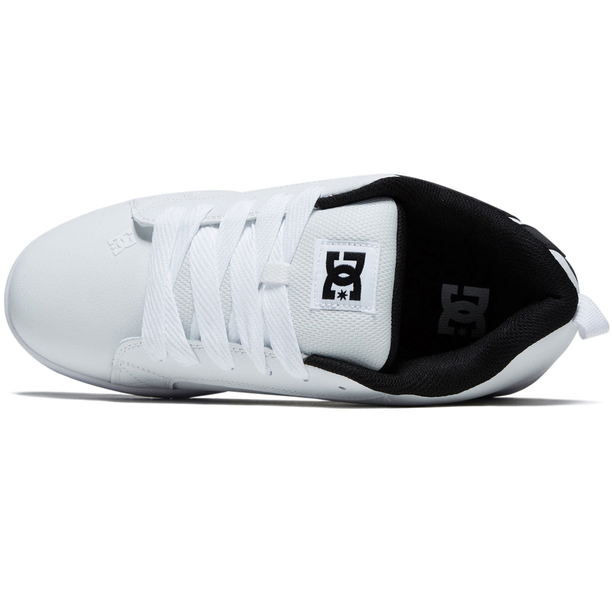 DC Court Graffik Shoes - White/Black/Black – Daddies Board Shop