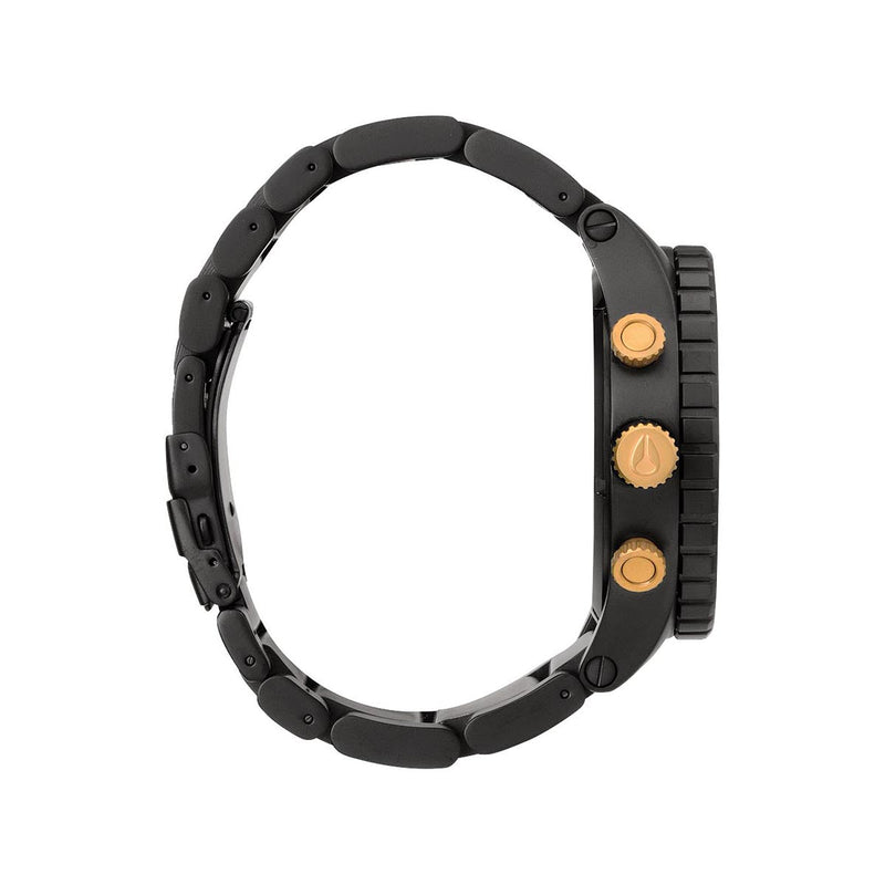 Nixon 51-30 Chrono 2024 Watch - Matte Black/Gold