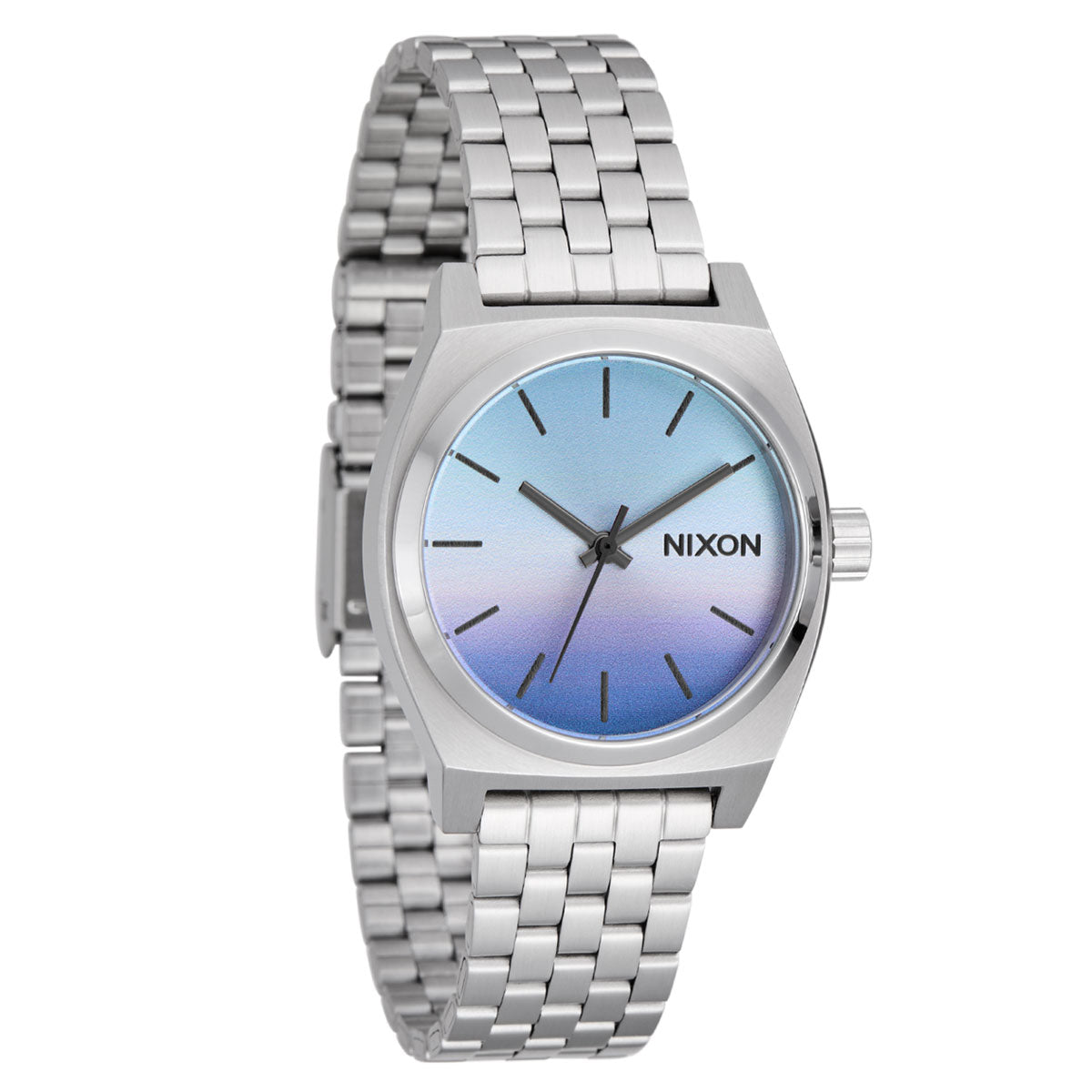 Nixon Time Teller Solar Watch - Silver/Snow image 2