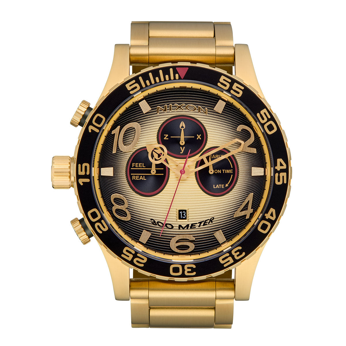 Nixon 51-30 Chrono Watch - 4th Dim Gold/Black image 1