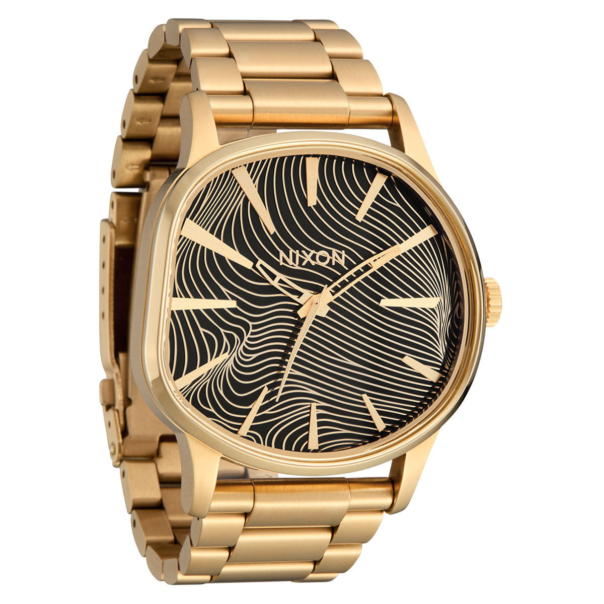Nixon Sentry Wobble Watch - 4th Dim Gold/Black image 2