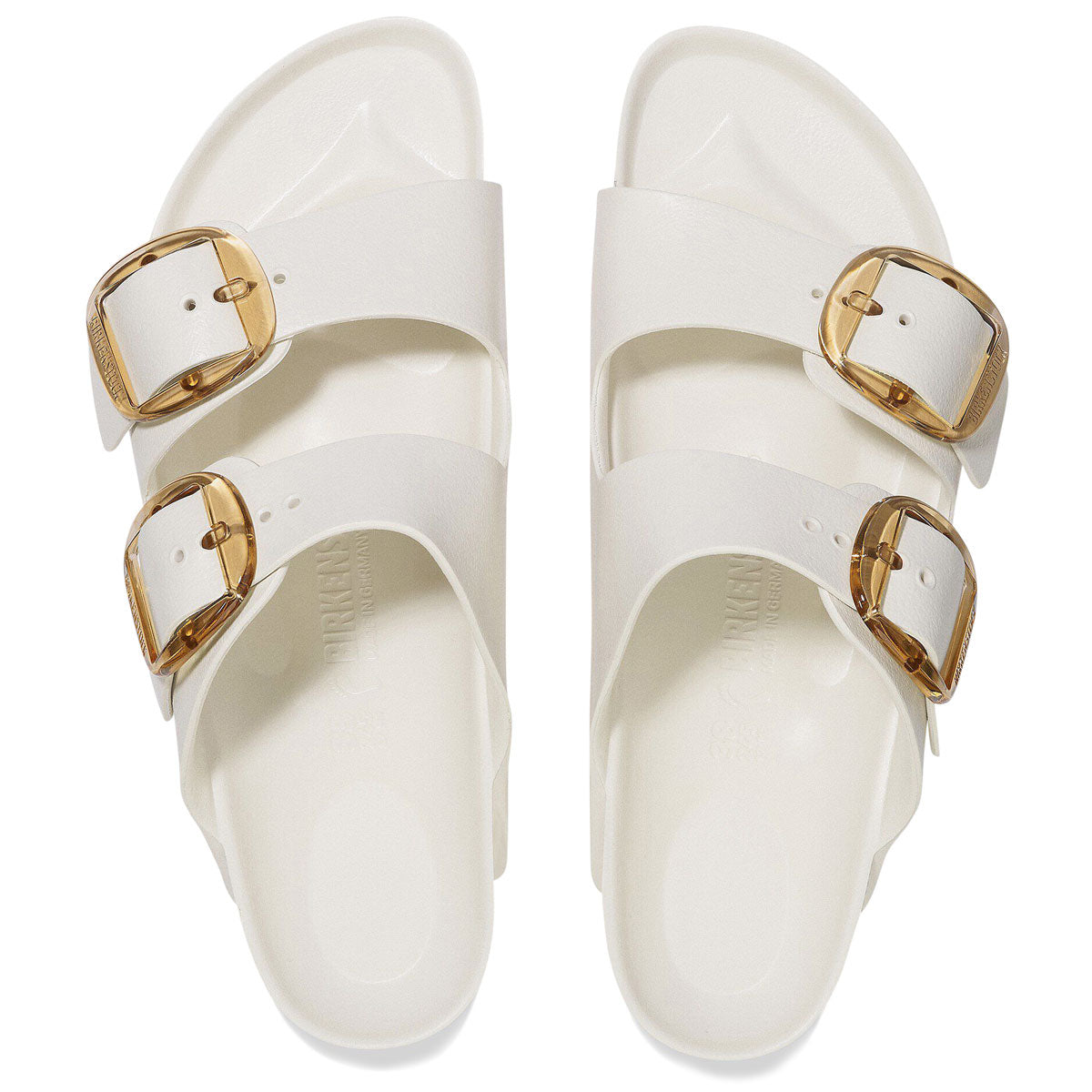 Birkenstock Womens Arizona Big Buckle EVA Sandals - Eggshell image 3
