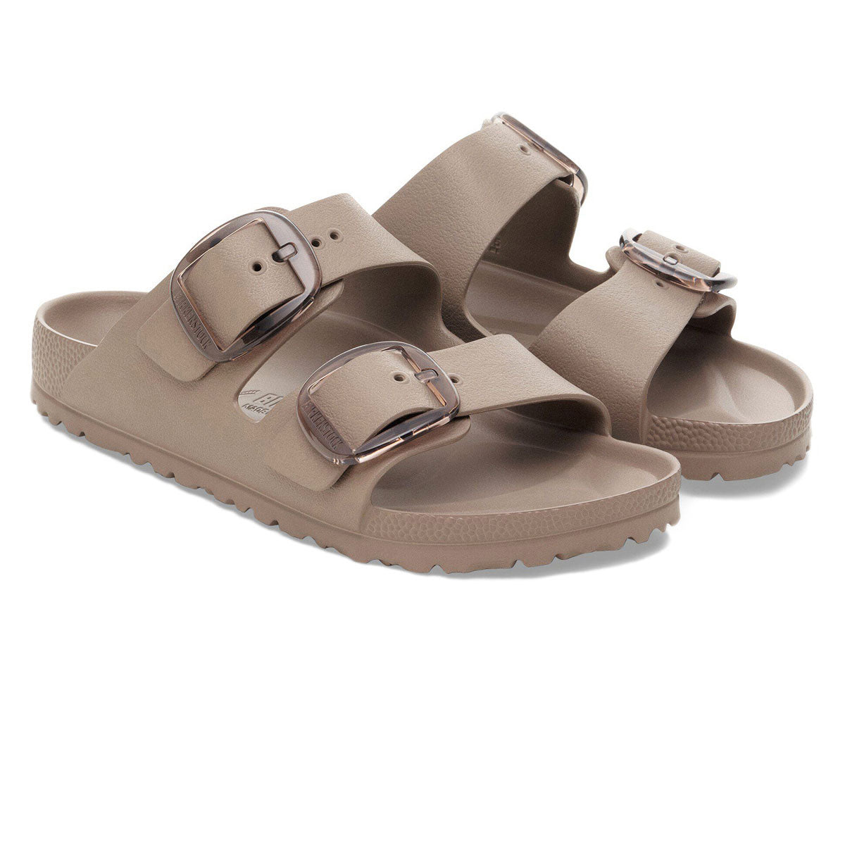 Birkenstock Womens Arizona Big Buckle EVA Sandals - Gray Taupe image 2