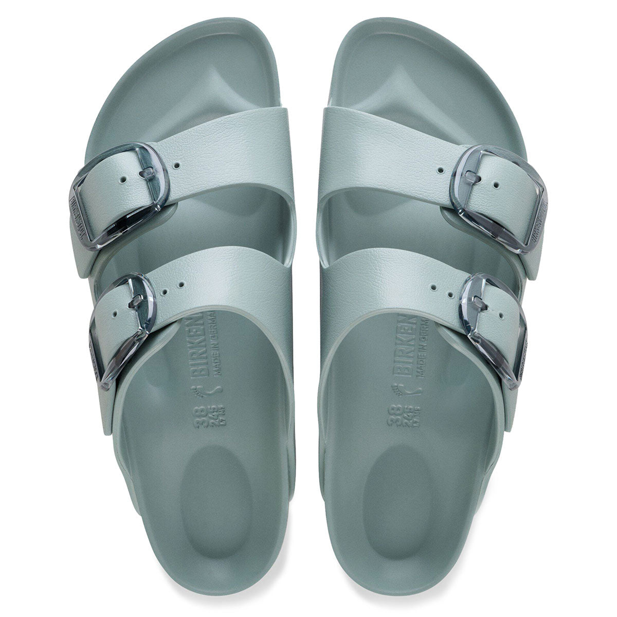 Birkenstock Womens Arizona Big Buckle EVA Sandals - Pure Sage image 3